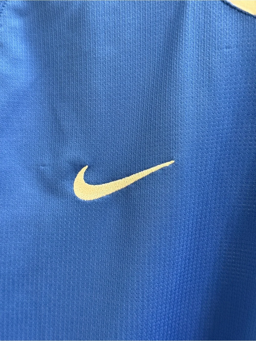 Men’s Nike Sphere Dry Soccer CBF “Brasil” Away Jersey. Size S